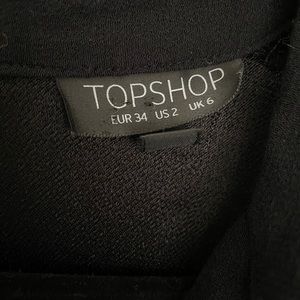 Topshop black romper